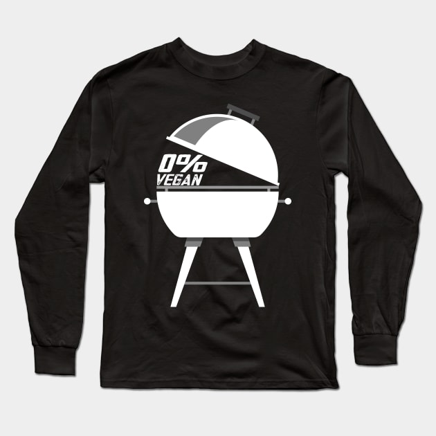 Zero Percent Vegan BBQ Light Long Sleeve T-Shirt by PNPTees